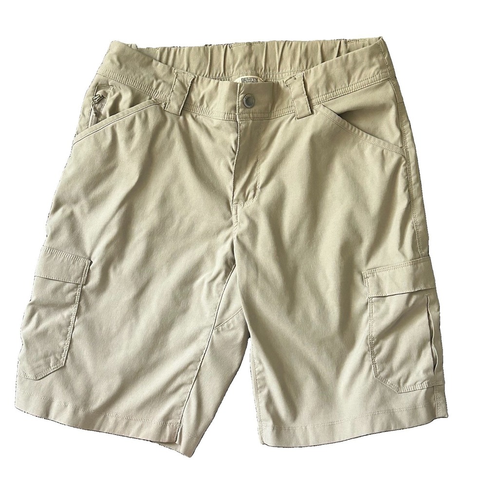 Duluth Trading Co. Dry on the Fly 10" Cargo Shorts Women's 8 Stone Hiking $80 - Picture 3 of 9